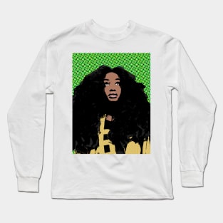 sza style pop art Long Sleeve T-Shirt